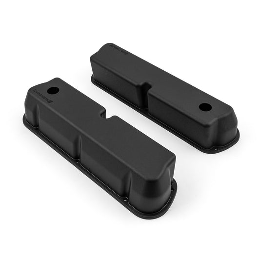 Ford SB 289 302 351 Windsor Aluminum Valve Covers [Black]