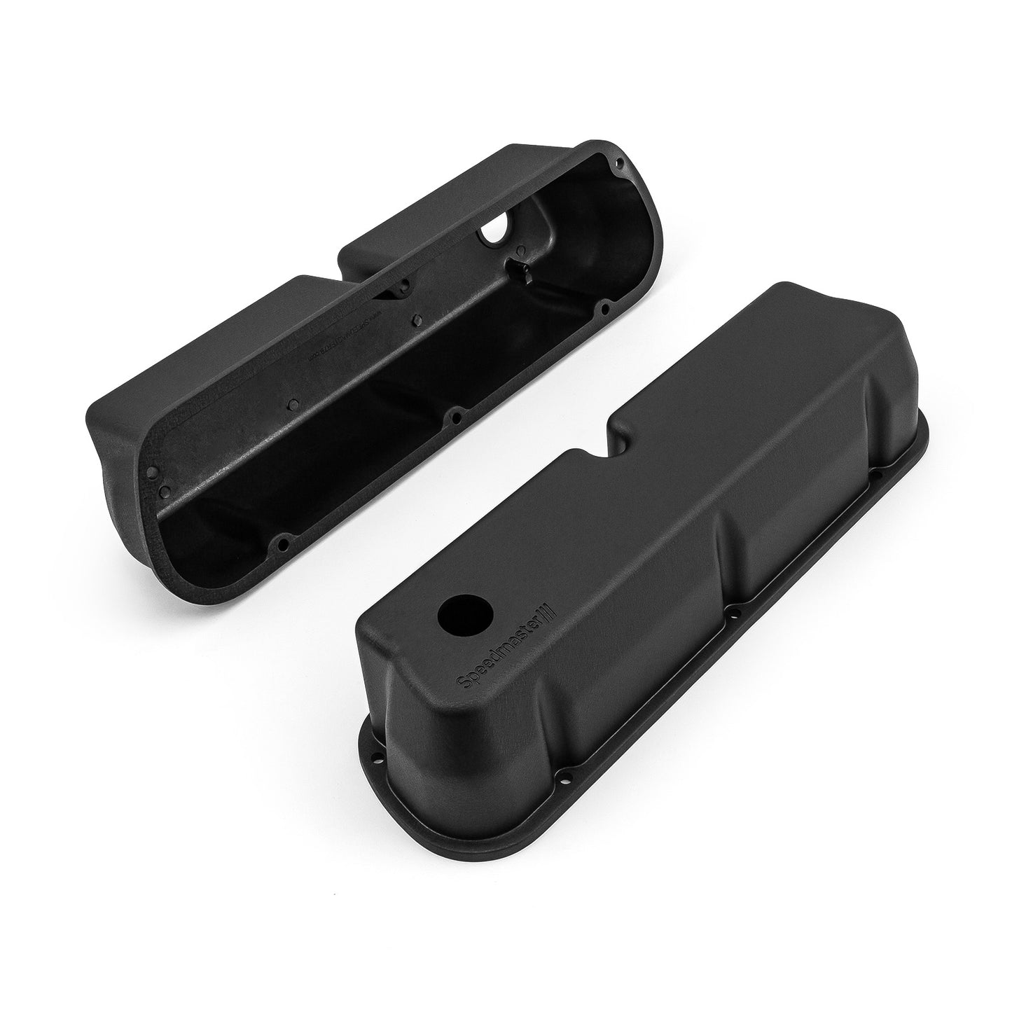 Ford SB 289 302 351 Windsor Aluminum Valve Covers [Black]