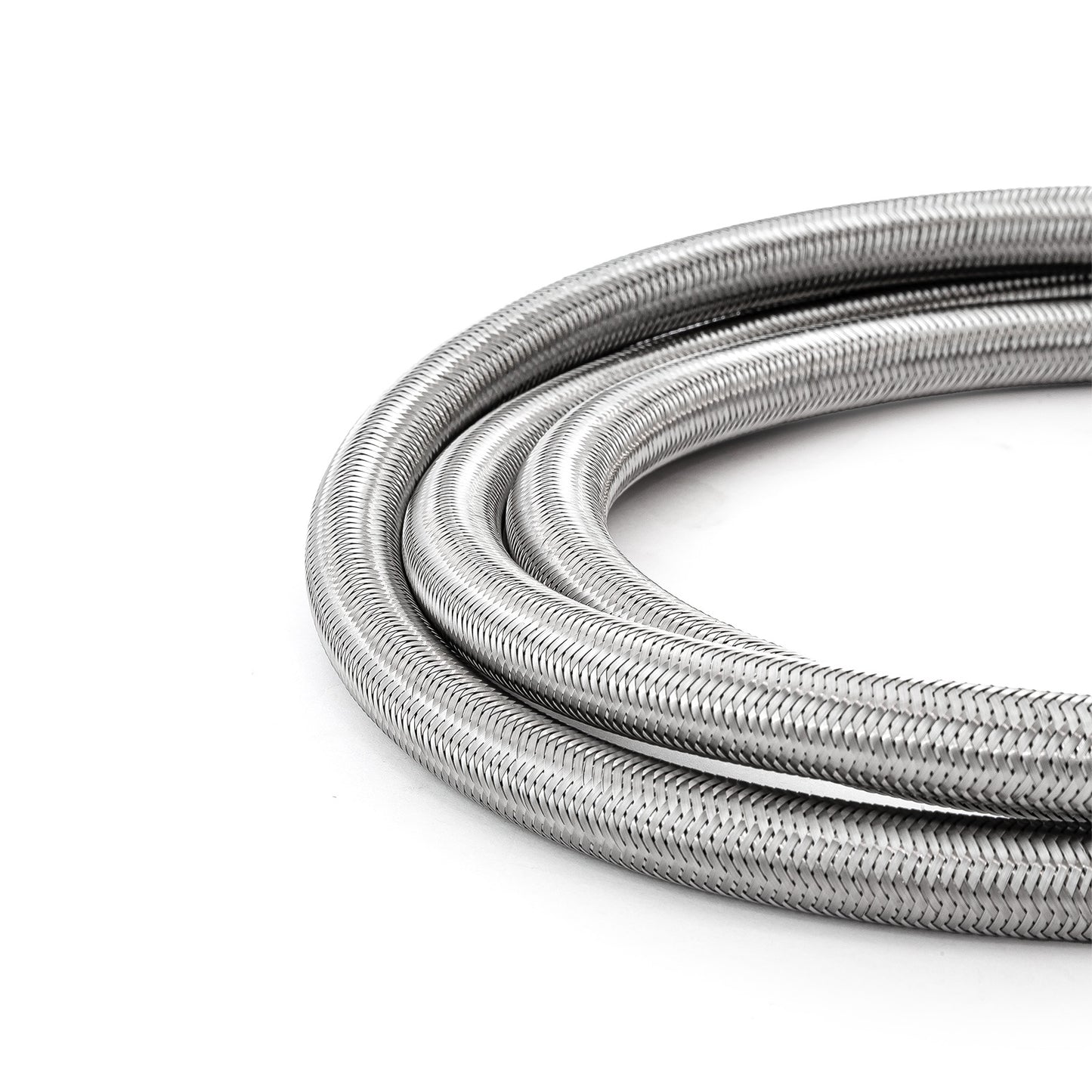-6 AN Braided Stainless Steel Hose Line [6 ft. Length]