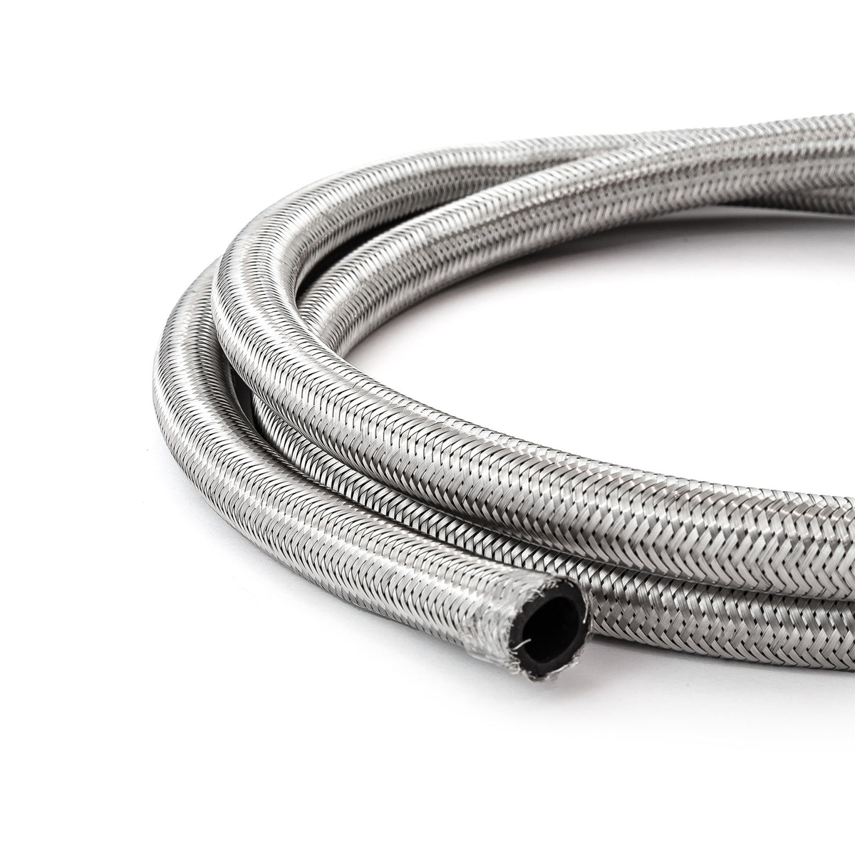-8 AN Braided Stainless Steel Hose Line [20 ft. Length]