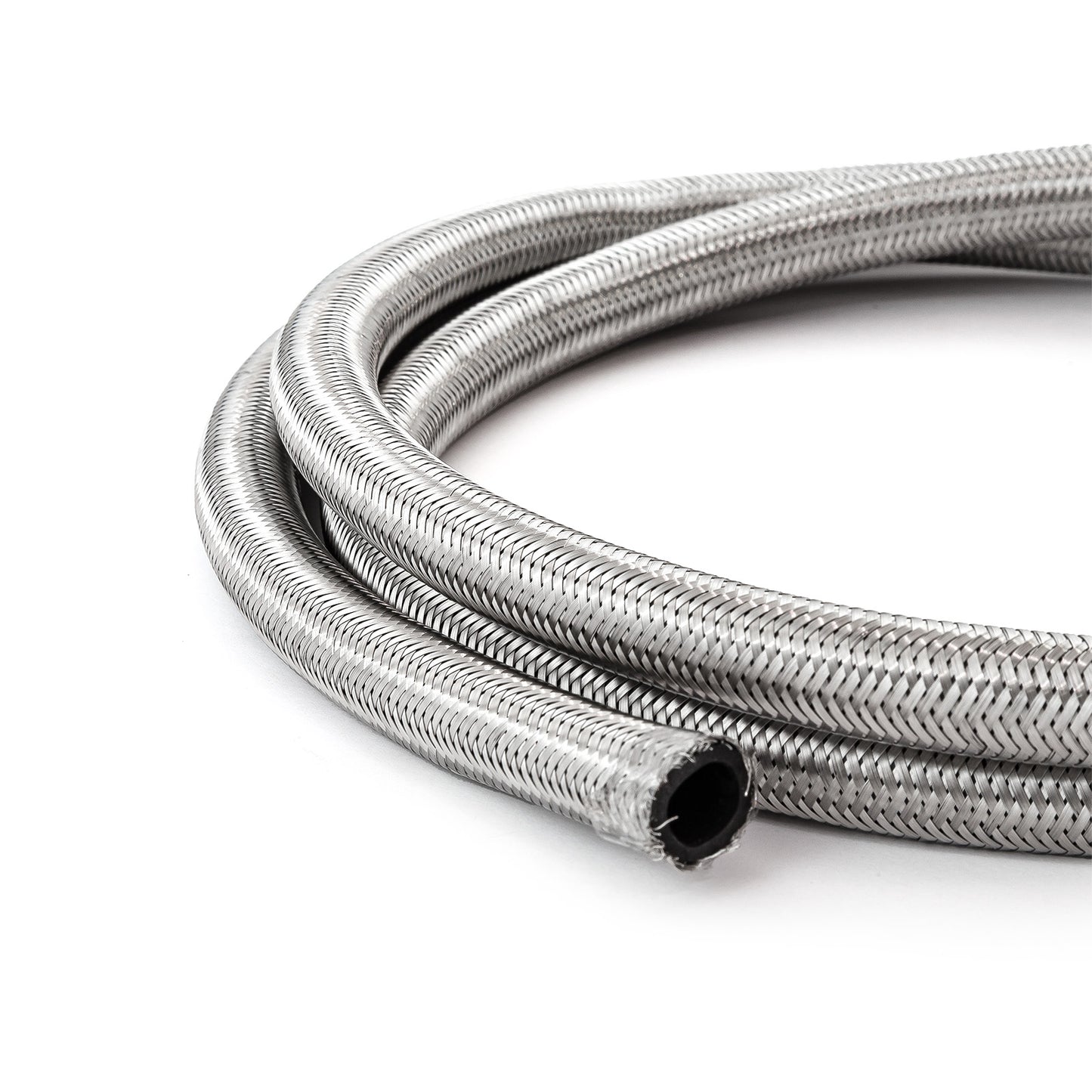 -8 AN Braided Stainless Steel Hose Line [20 ft. Length]