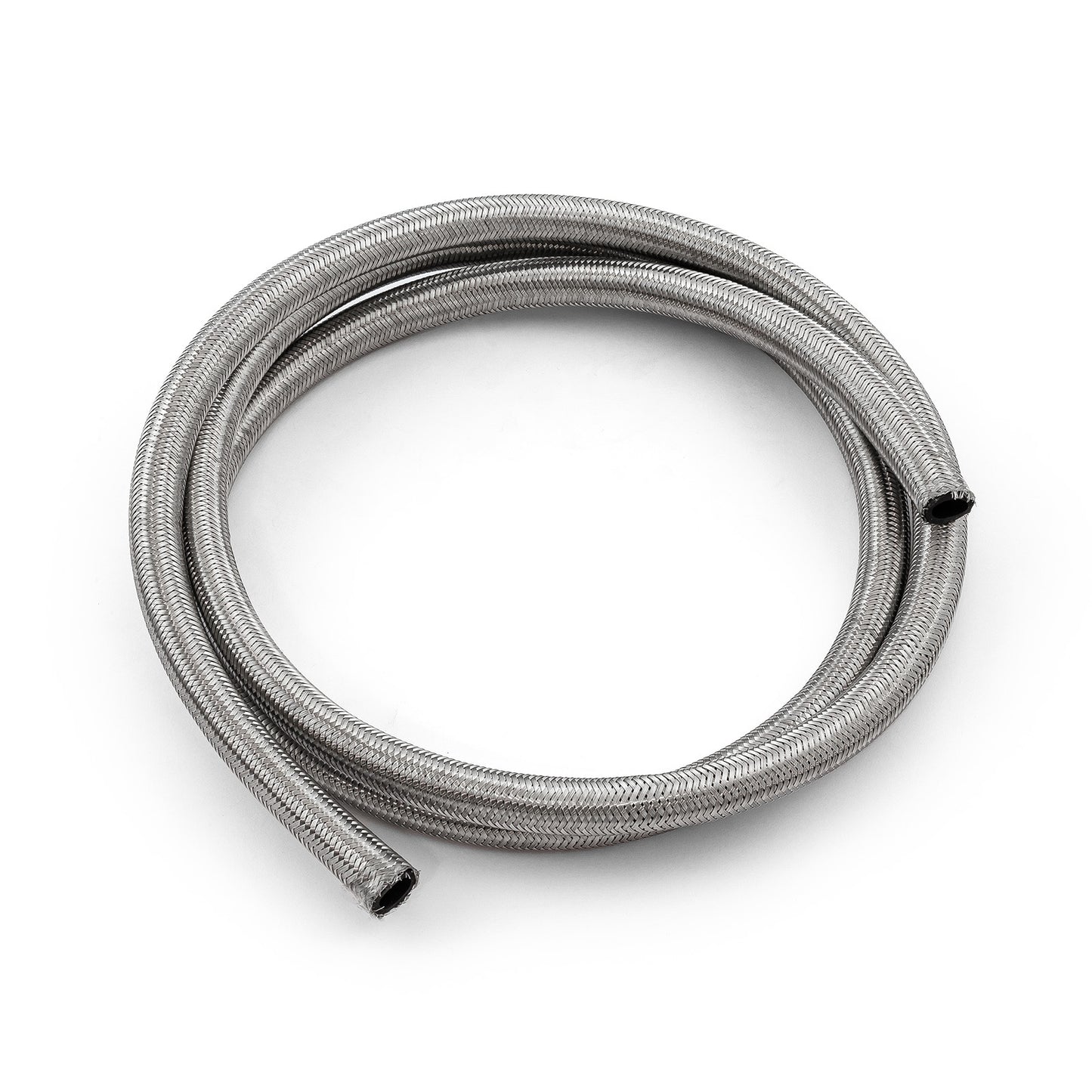 -8 AN Braided Stainless Steel Hose Line [15 ft. Length]