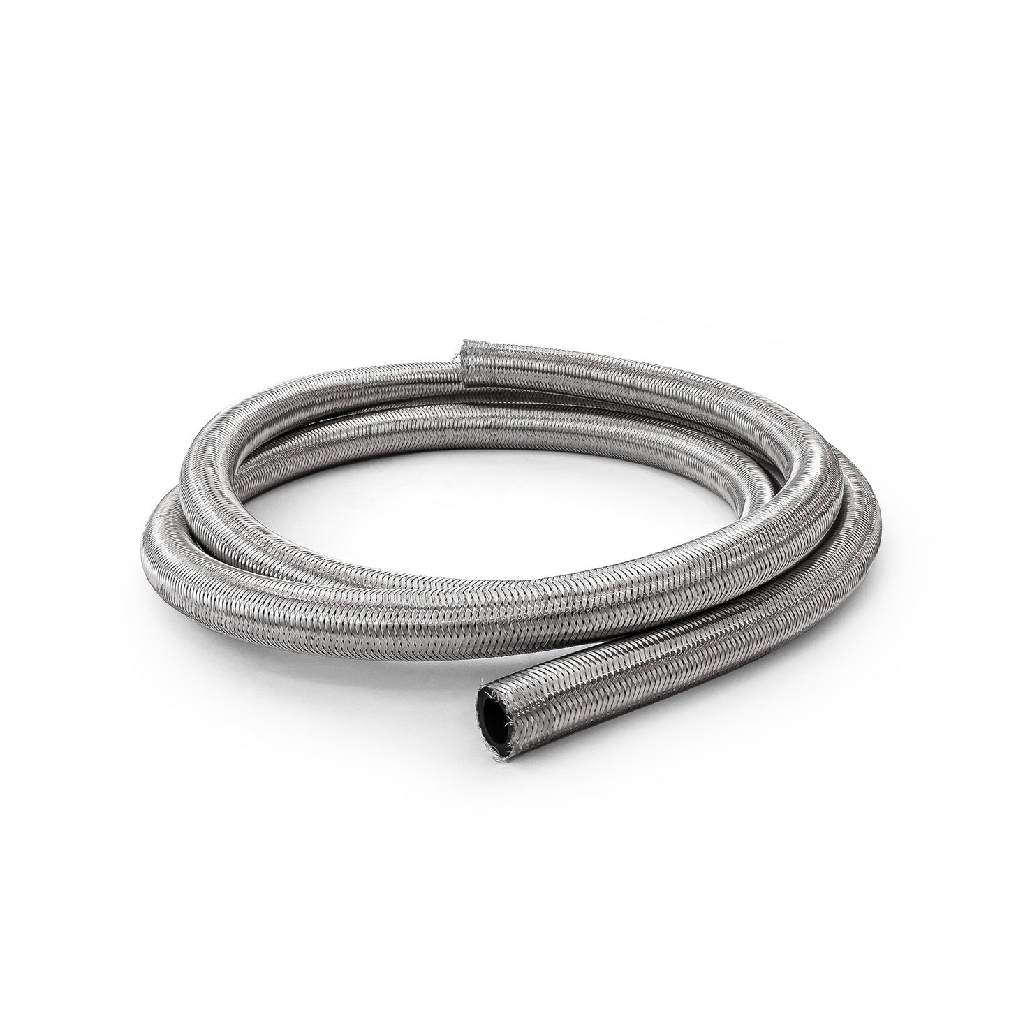 -10 AN Braided Stainless Steel Hose Line [15 ft. Length]