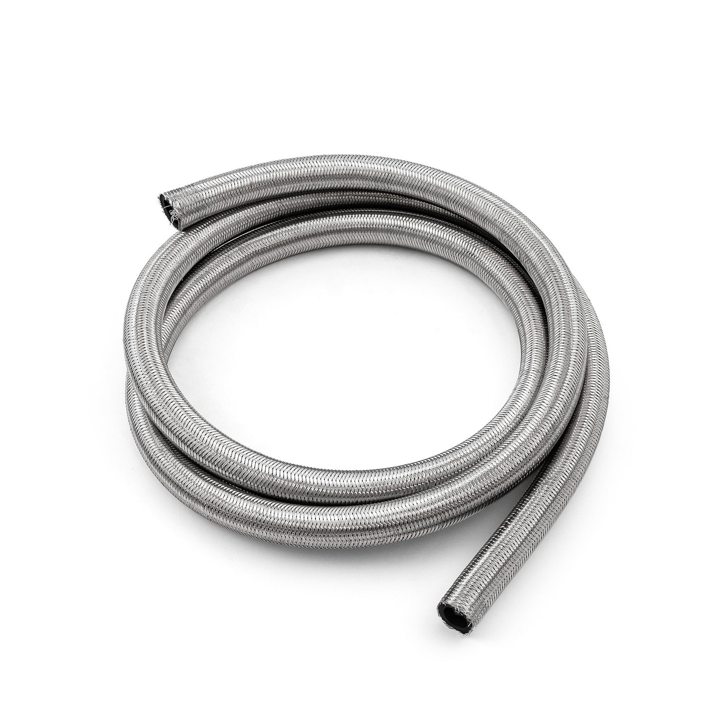 -10 AN Braided Stainless Steel Hose Line [15 ft. Length]