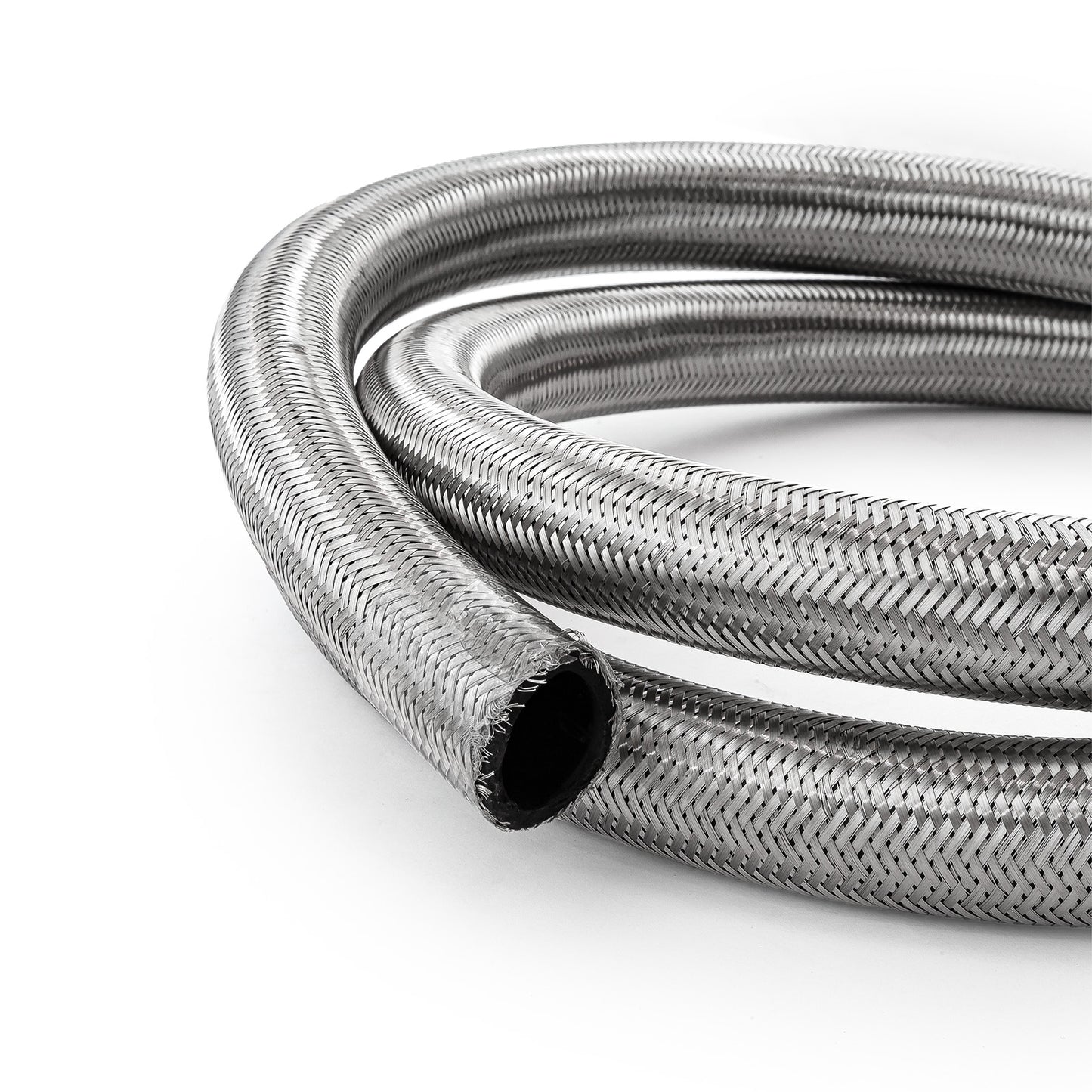 -16 AN Braided Stainless Steel Hose Line [20 ft. Length]