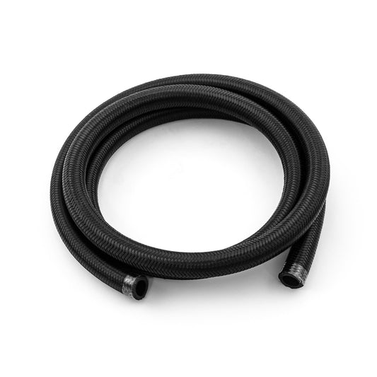 -10 AN Braided Black Nylon Hose Line [15 ft. Length]
