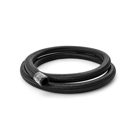 -12 AN Braided Black Nylon Hose Line [15 ft. Length]