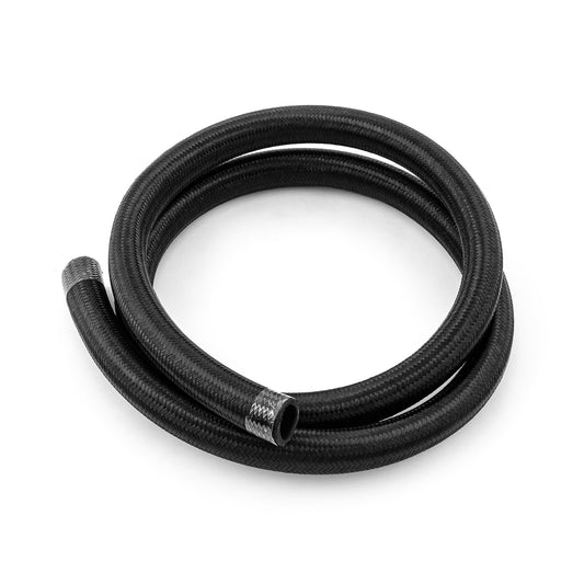 Manguera de nailon trenzado negro de 16 AN (10 pies de longitud)