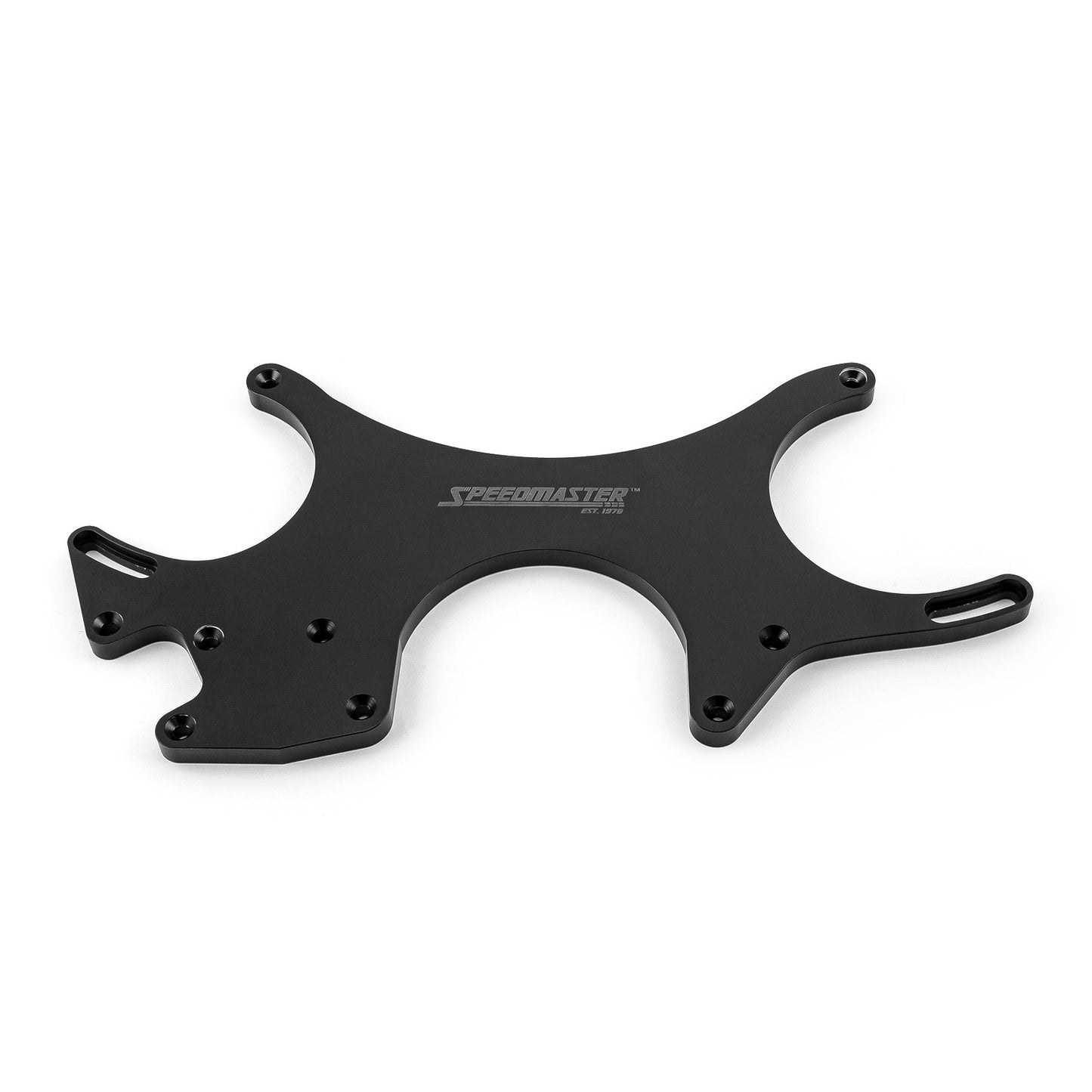 Kit completo de polea serpentina de aluminio para motor Ford SB 289 302 351w [Negro]