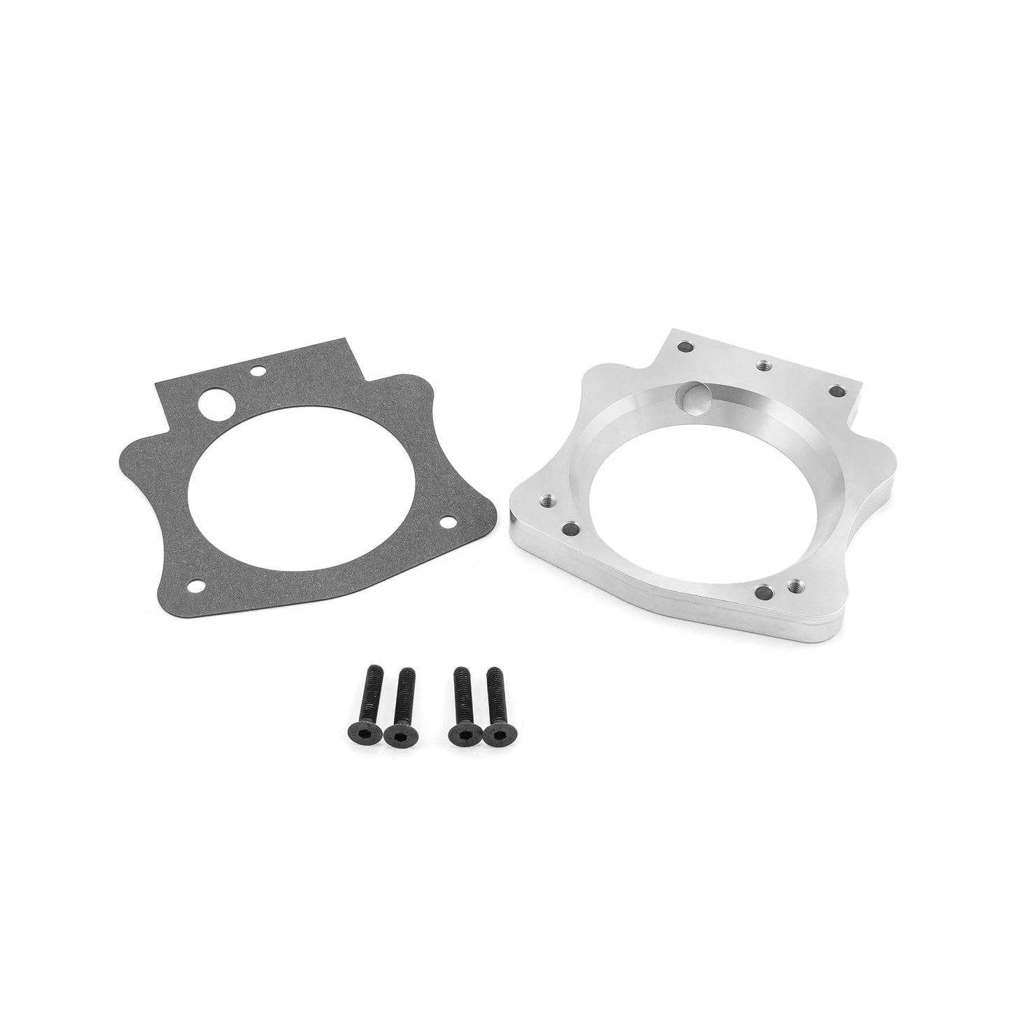 Adaptador de cuerpo del acelerador de LS de 4 pernos y 102 mm a LS1 de 85 mm y 3 pernos