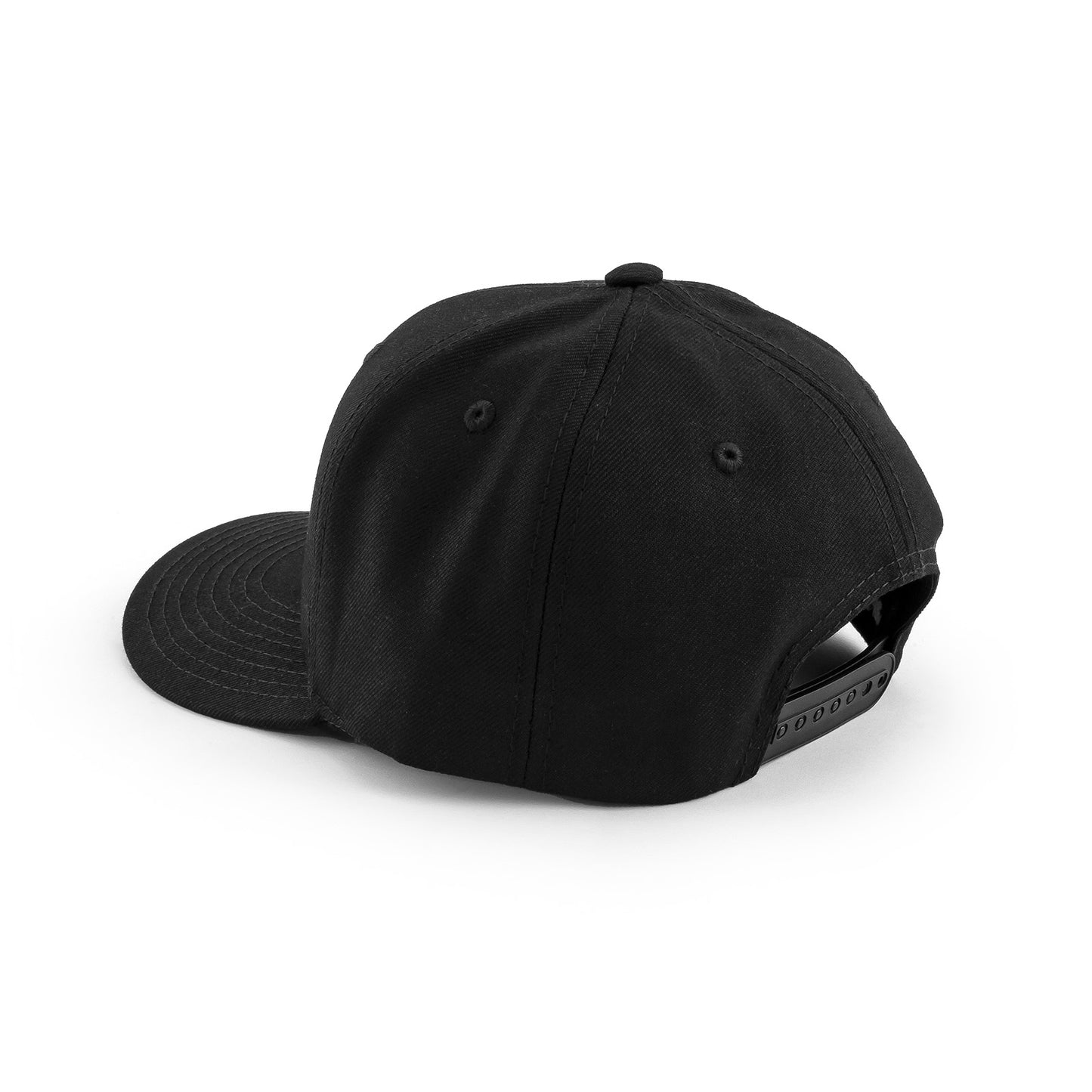 Gorra Speedmaster de 6 paneles con cierre a presión (logotipo negro/rojo)