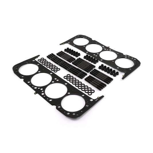 Kit de juntas de culata de acero multicapa y espárragos de 12 puntos para Chevy SBC 350, calibre 4.100