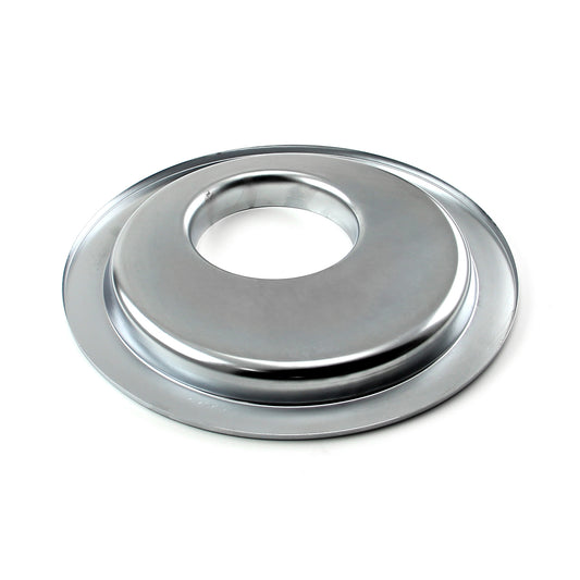 Base de filtro de aire desplazada plana cromada de 14"