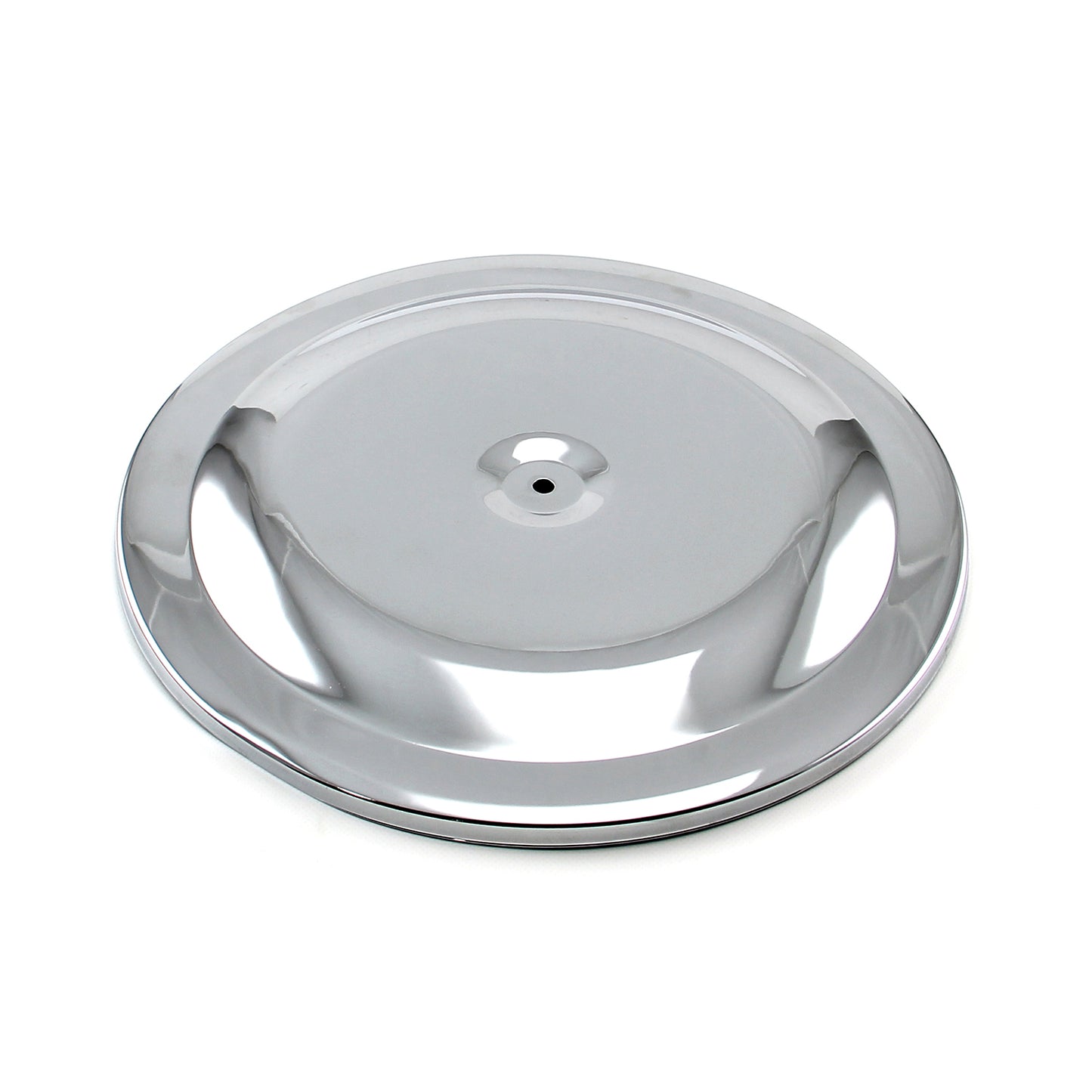 14" Chrome Round Race Style Air Cleaner Top - Chrome