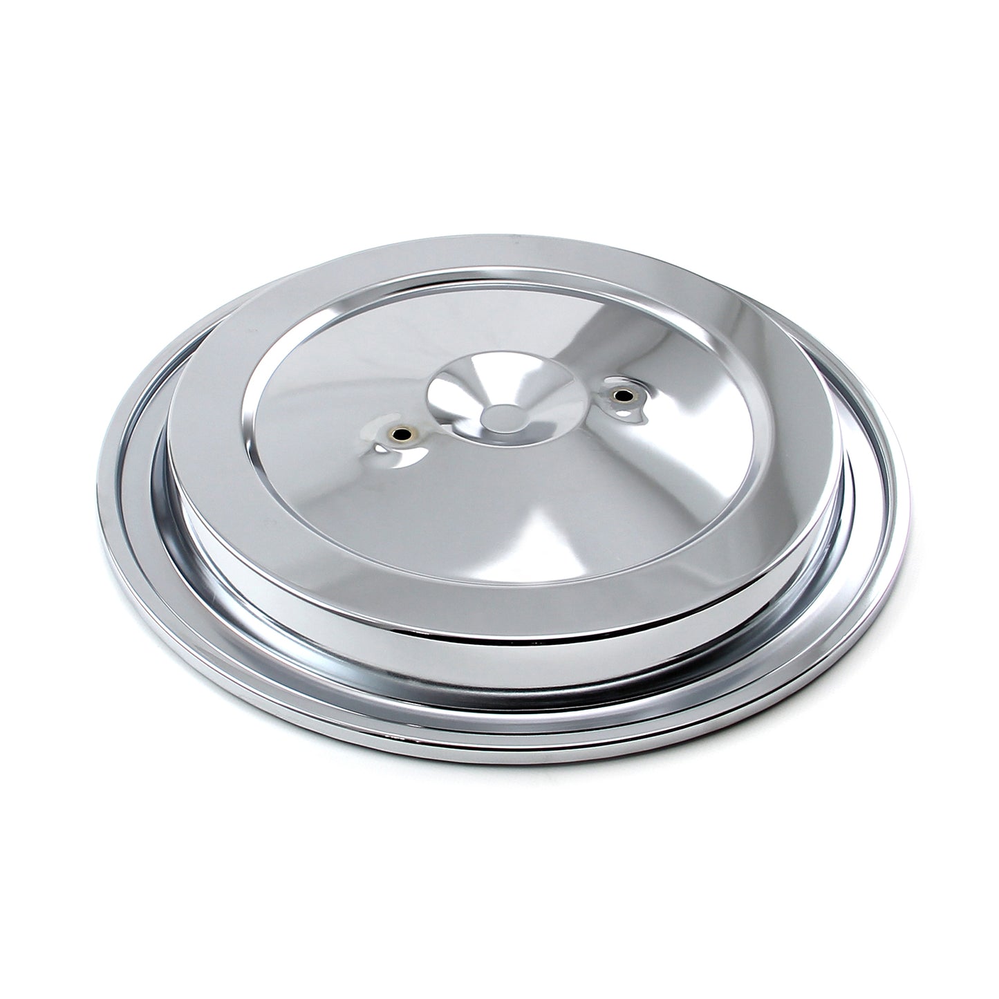 15" (15.375") Chrome Dual Wing Nut Air Cleaner Top