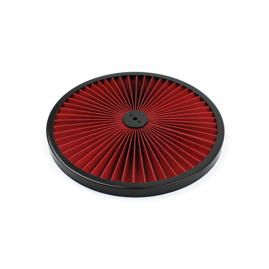 14" Extreme Style w/ Black Outer Ring Washable Air Cleaner Top