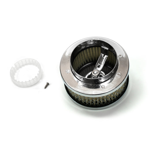 Kit de filtro de aire de plato hondo de 4" x 2 7/8"