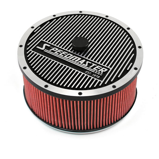 14" x 6" Washable Element Elite Top Dropped Base Air Cleaner Kit