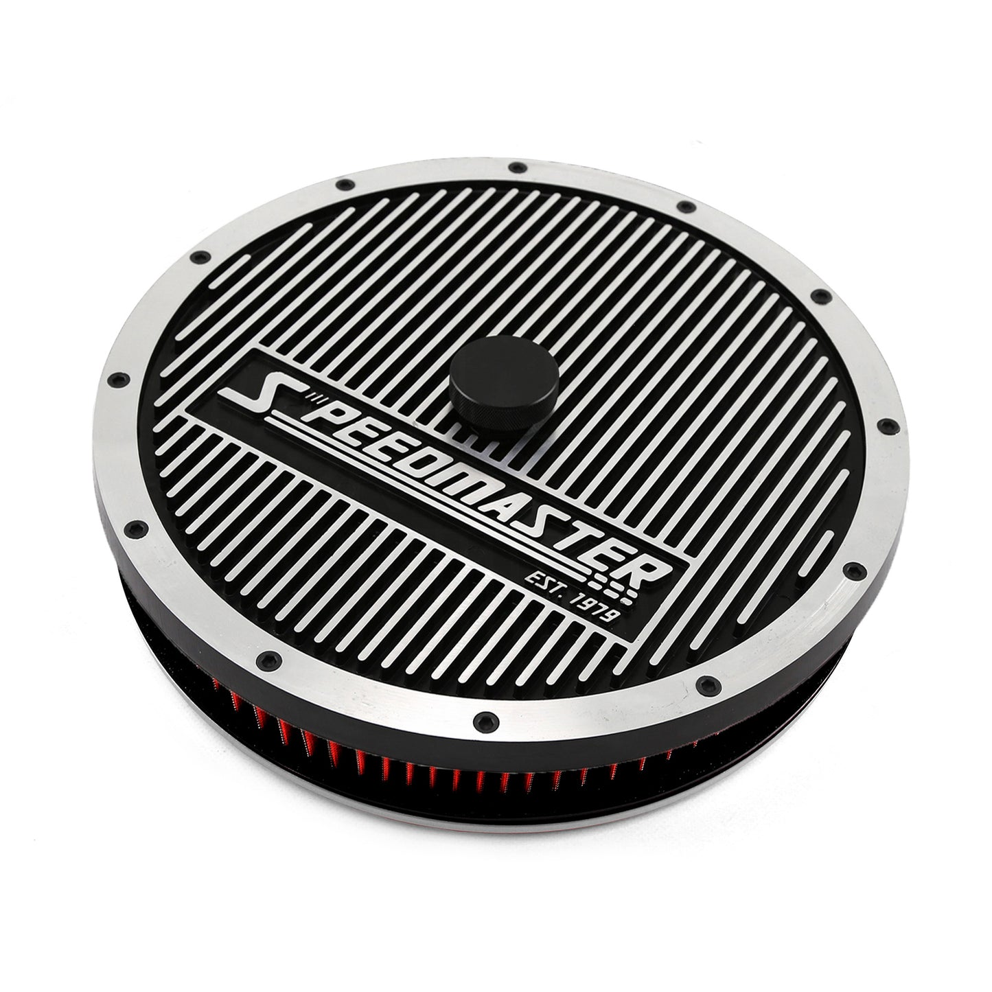 Kit de purificador de aire de base plana superior Elite con elemento lavable de 14" x 2"