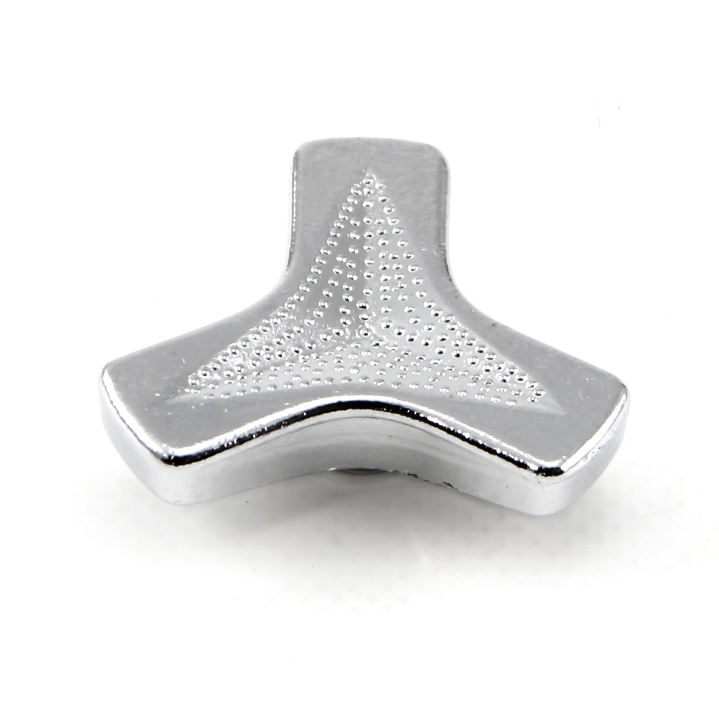 Tuerca de filtro de aire 1/4-20 cromada estilo Tri-Bar