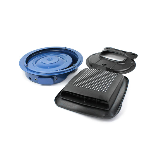 Conjunto de entrada de aire de aluminio para capó del Ford Mustang Cobra Jet / XY GT Falcon Shaker [SB]