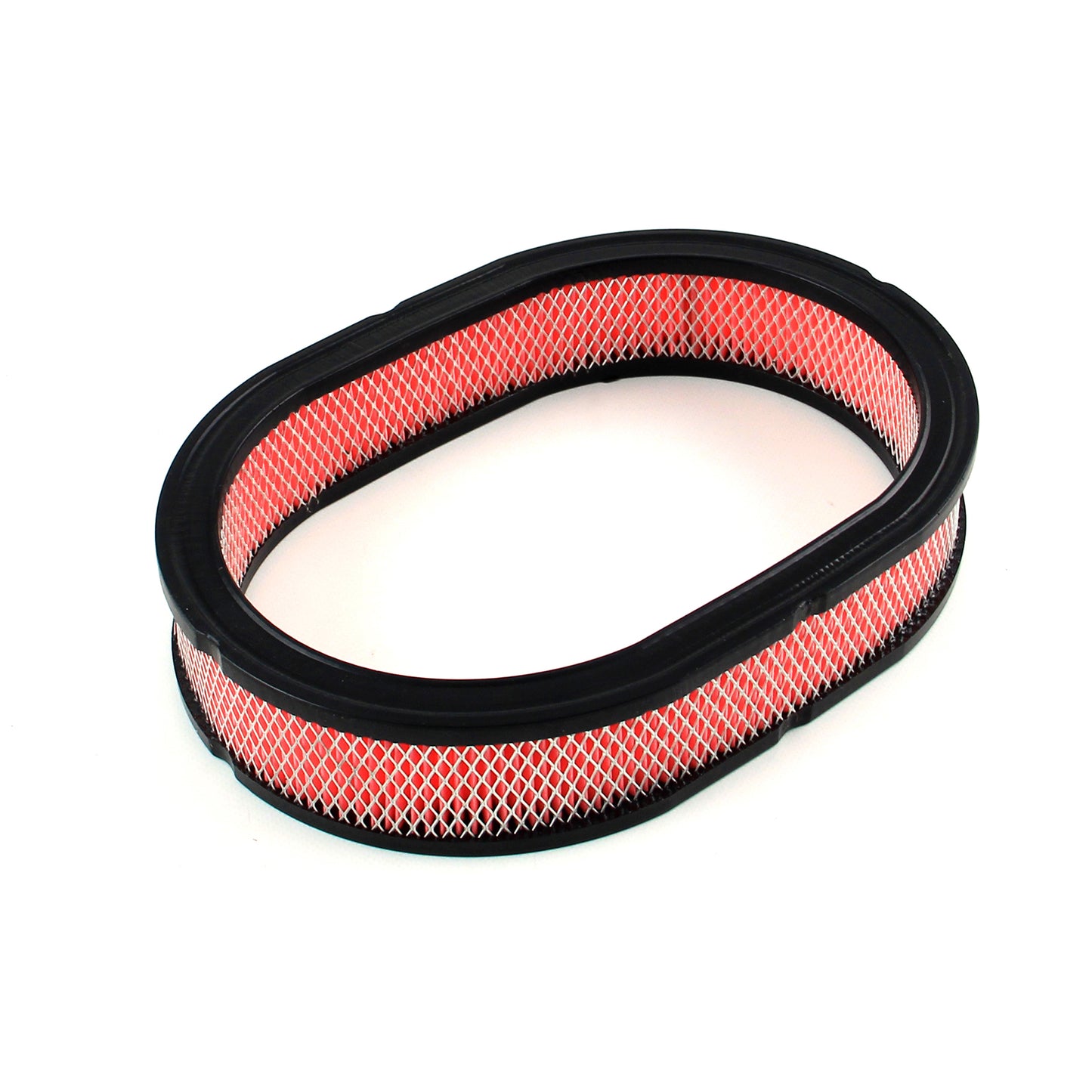 Filtro de aire de gasa de papel ovalado de 30 x 5 cm (solo elemento) [rojo]