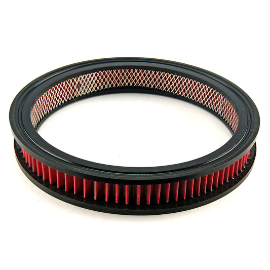 Elemento de filtro de aire lavable rojo de 14" x 2" solamente