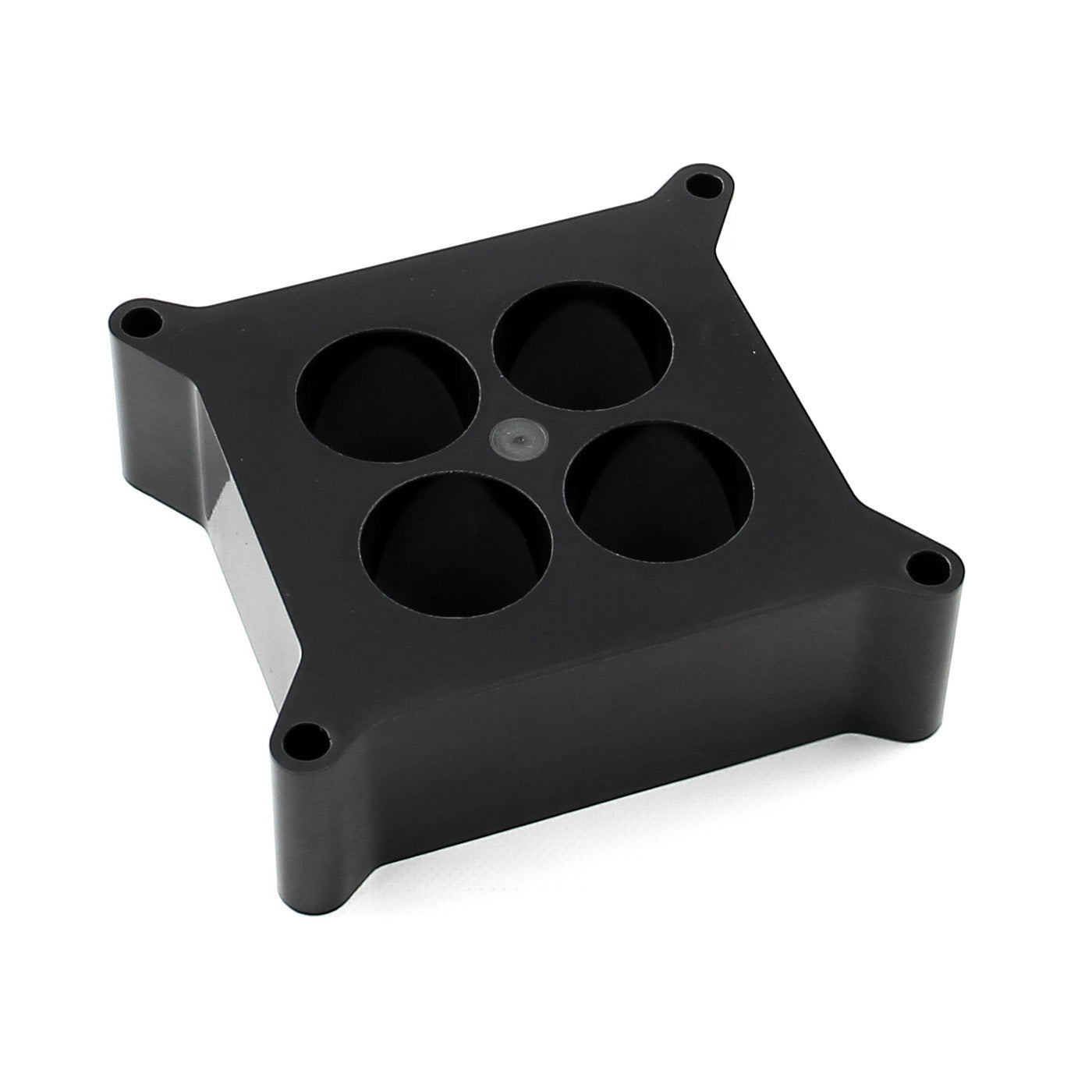 Espaciador de carburador de baquelita/fenólico de 2" de diámetro cuadrado y 4 puertos