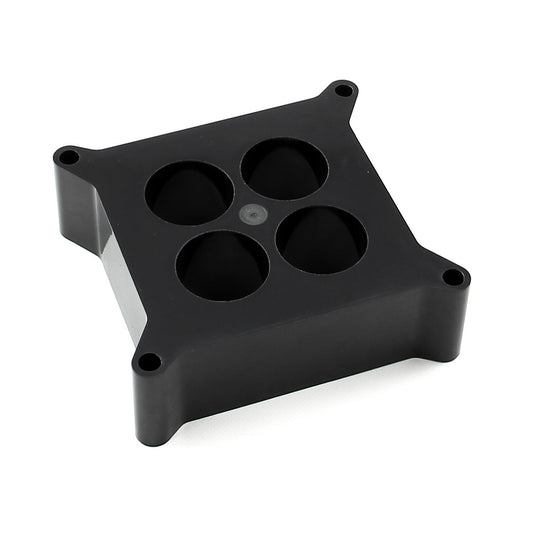 Espaciador de carburador de baquelita/fenólico de 2" de diámetro cuadrado y 4 puertos
