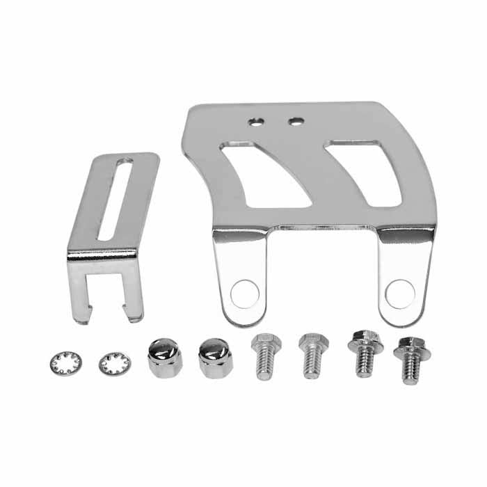 Soporte de cable del acelerador del carburador cromado Chevy SBC 350