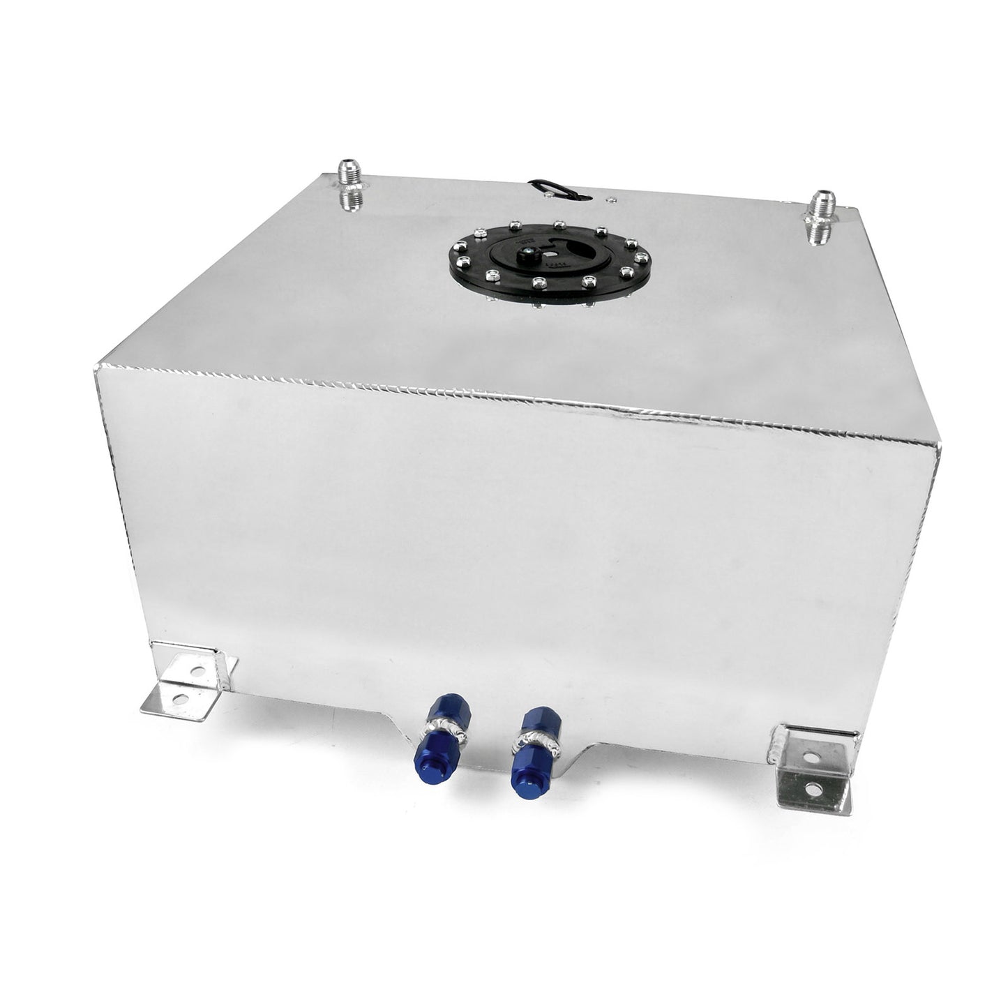 Celda de combustible de aluminio pulido liviano de 15 galones/57 litros con sensor