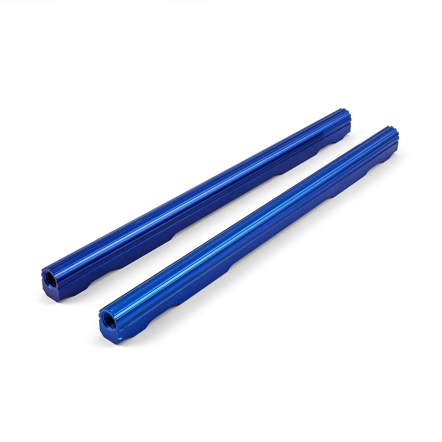 Kit de riel de inyector de combustible de aluminio billet para Oldsmobile 400, 425 y 455 - Azul [MidRise Air]