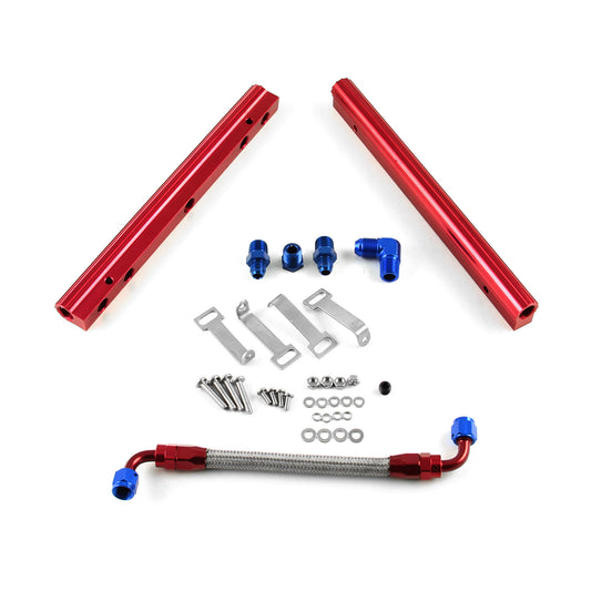 Kit de riel de inyector de combustible de aluminio billet para Chevy BBC 454