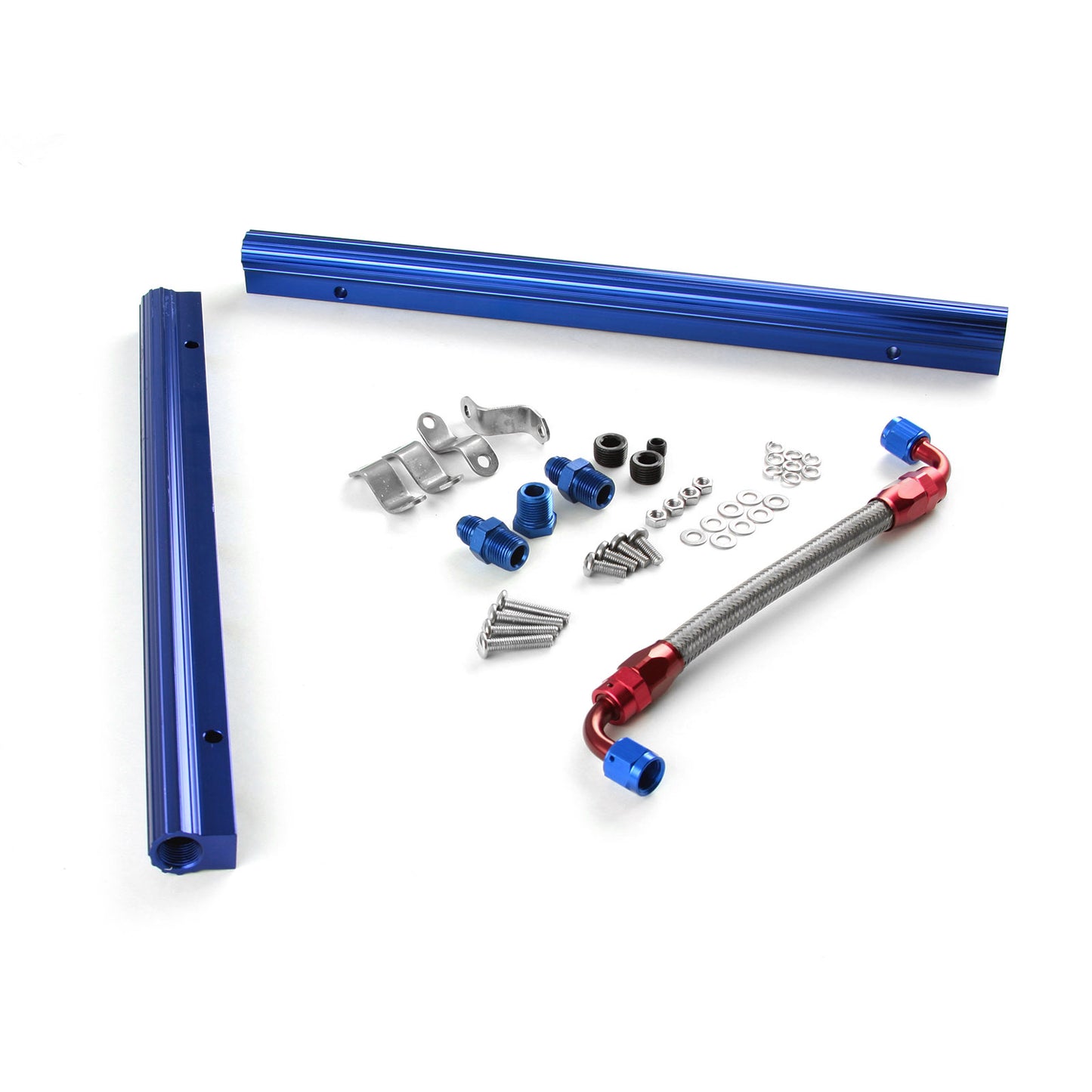 Ford SB 289 302 351 Billet Aluminum Fuel Injector Rail Kit