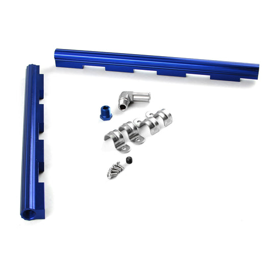 Inyector de combustible de aluminio Ford 4.6L 1996-98 2V (solo riel) [Azul]