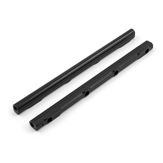 Riel de combustible de aluminio anodizado negro para 1-148-004