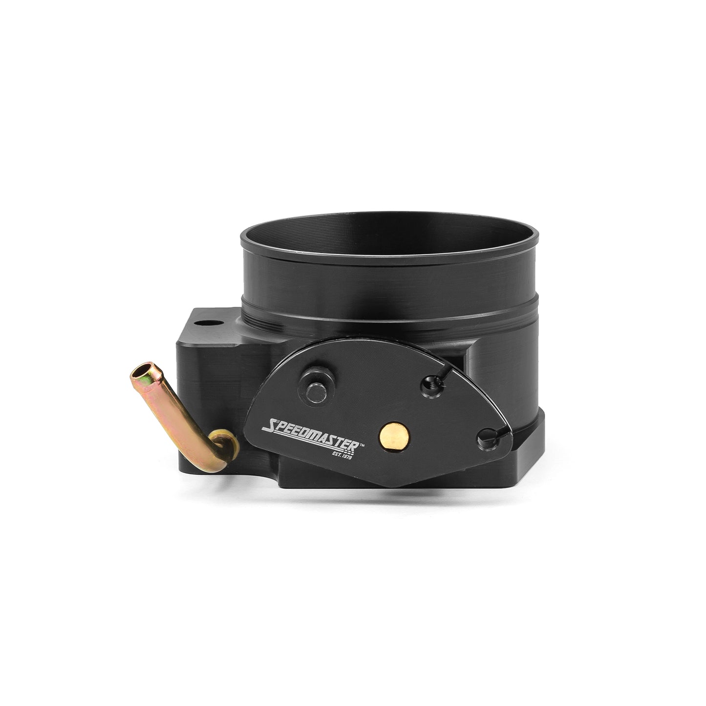 Cuerpo del acelerador de alto flujo de 4 pernos LS2 de 90 mm, color negro