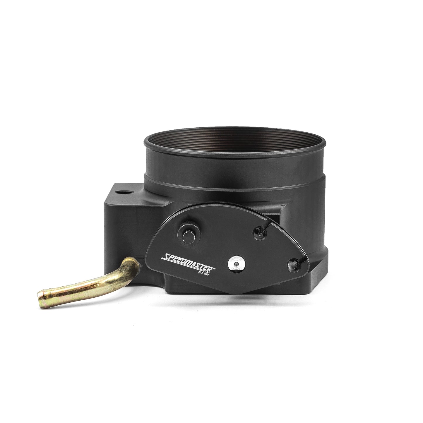 Cuerpo del acelerador de alto flujo de 4 pernos LS2 de 85 mm, color negro