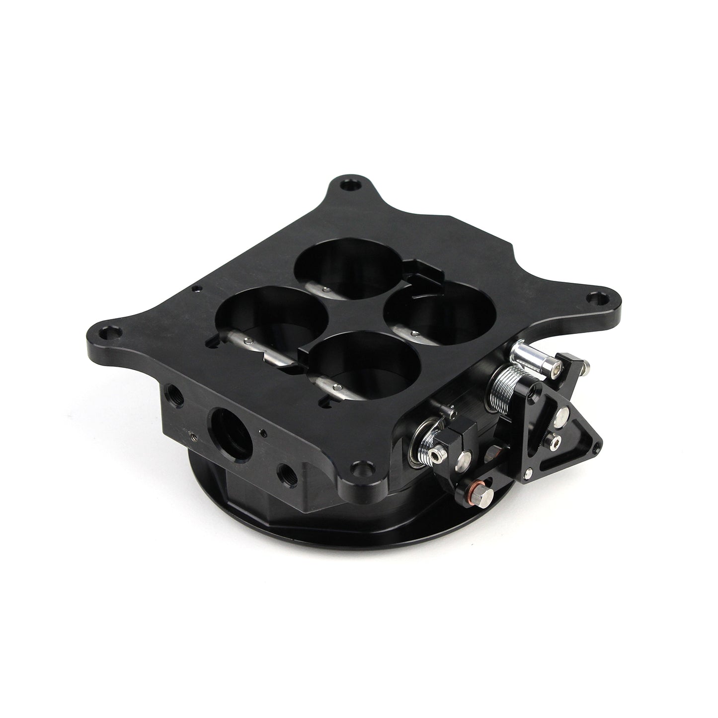 Cuerpo del acelerador de palanquilla de 4 cilindros y 1200 cfm, 4150, color negro