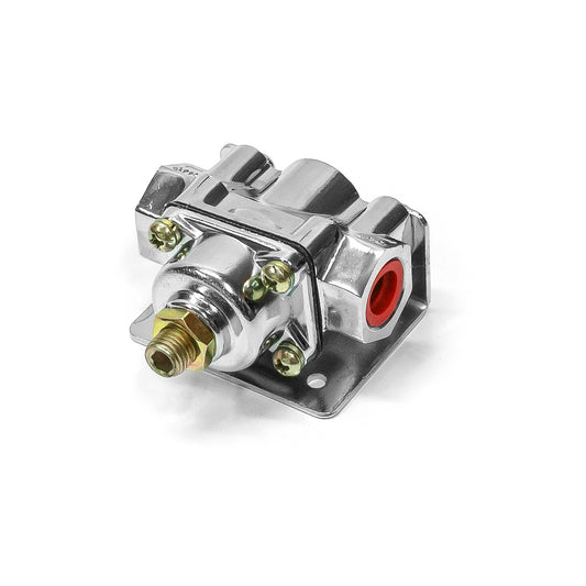 Regulador de presión de combustible universal ajustable Deadhead de 4 a 9 psi, cromado