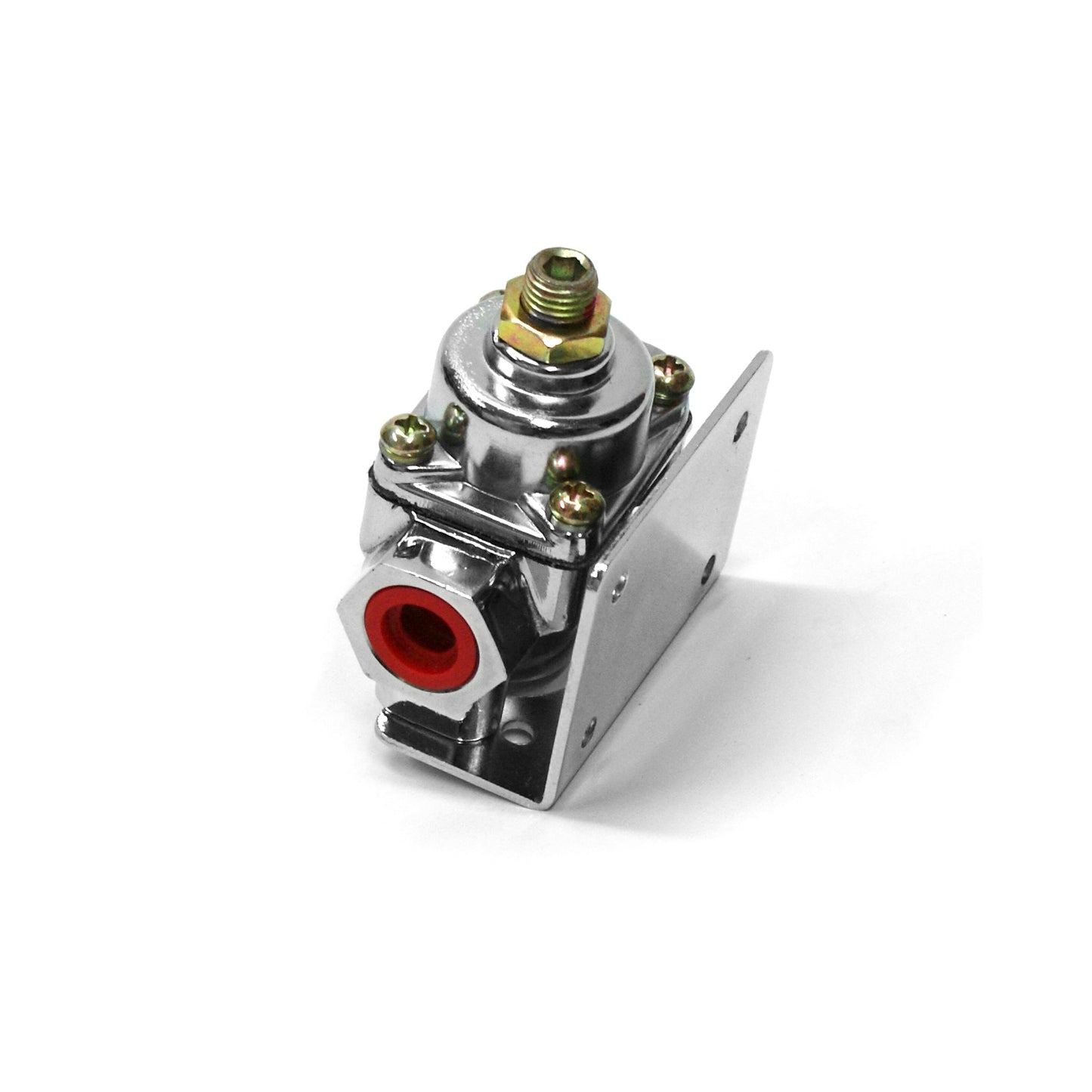 Regulador de presión de combustible universal ajustable Deadhead de 4 a 9 psi, cromado