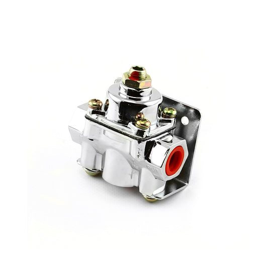 Regulador de presión de combustible universal ajustable Deadhead de 4 a 9 psi, cromado
