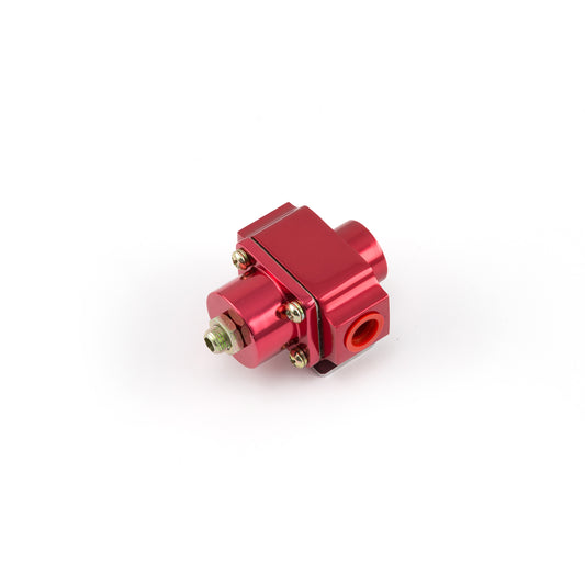 3-12 psi Adjustable Universal Deadhead Fuel Pressure Billet Regulator Red