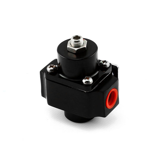3-12 psi Adjustable Universal Deadhead Fuel Pressure Billet Regulator Black