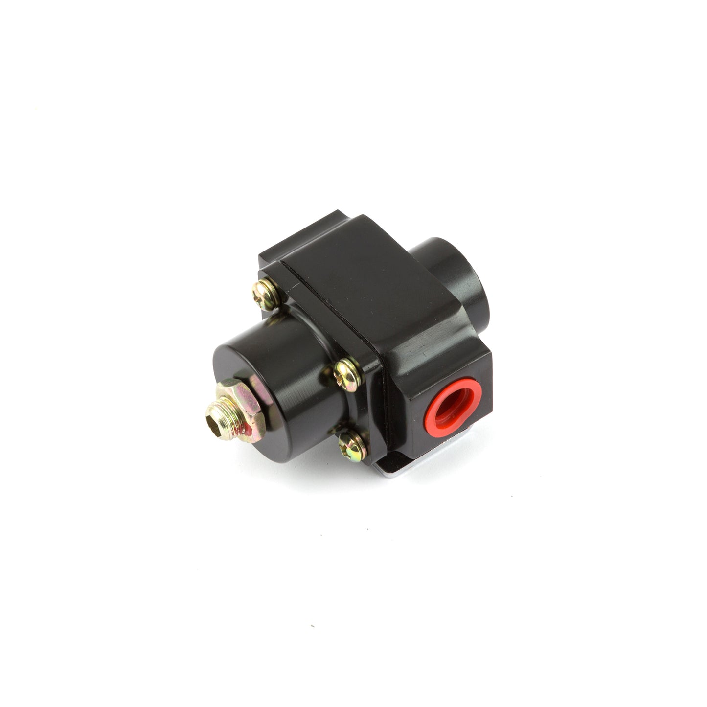 3-12 psi Adjustable Universal Deadhead Fuel Pressure Billet Regulator Black