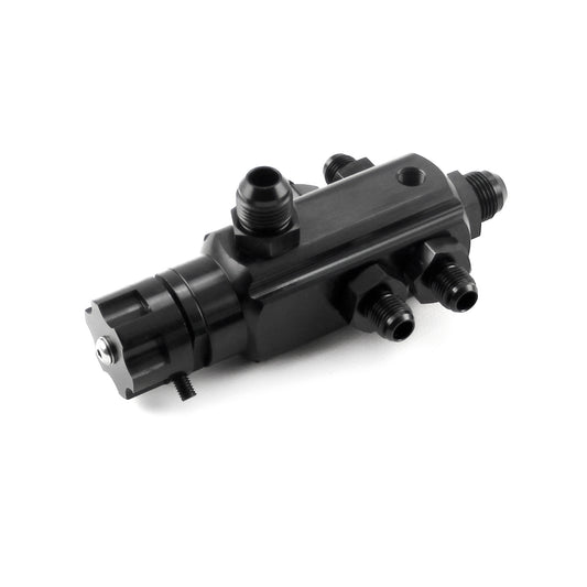 Regulador de presión de combustible ajustable de 4 puertos, estilo de retorno de palanquilla universal, 2-40 psi