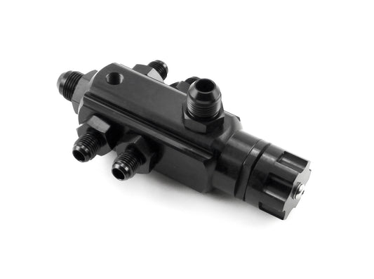 Regulador de presión de combustible ajustable de 4 puertos, estilo de retorno de palanquilla universal, 2-40 psi