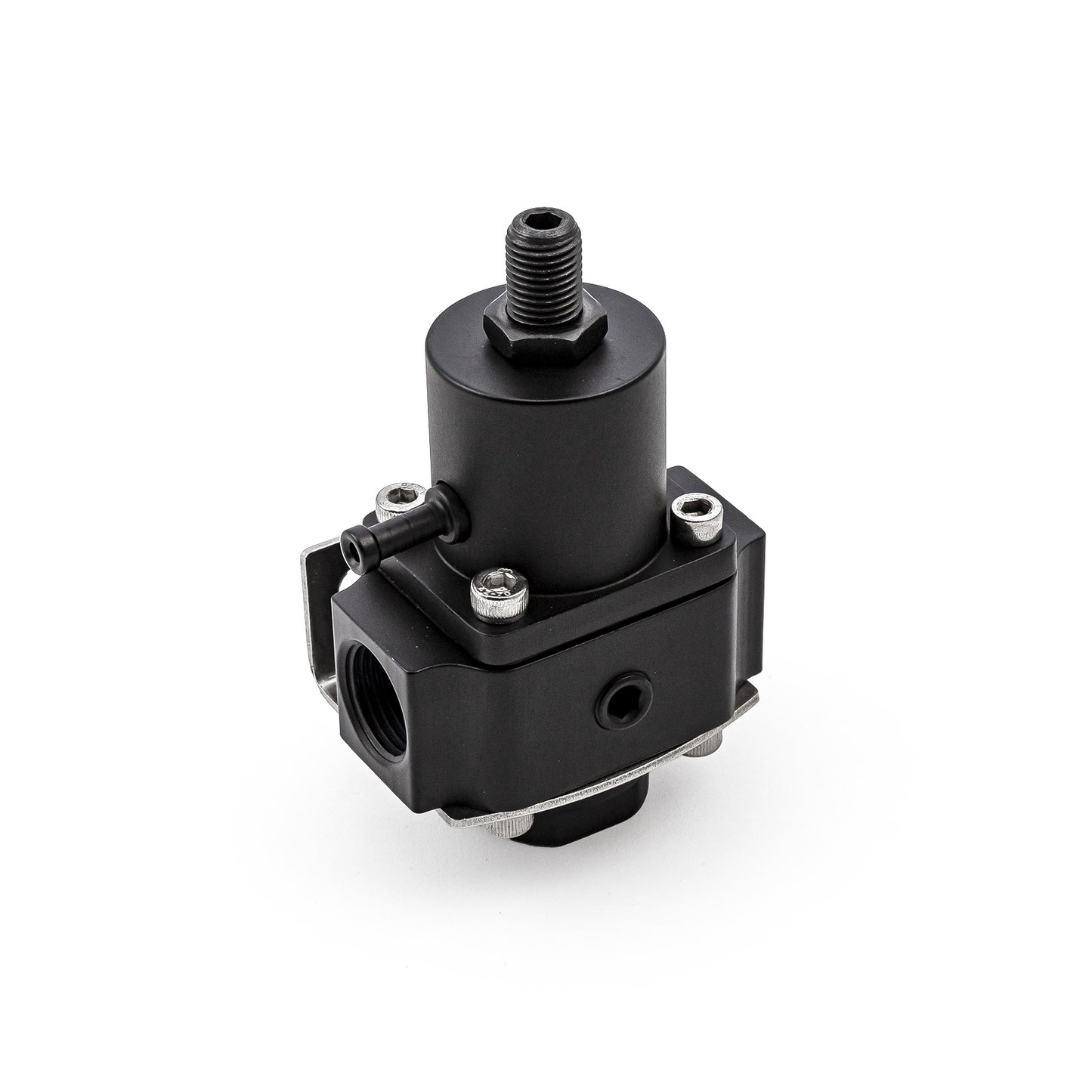Regulador de presión de combustible universal EFI 8 AN, color negro