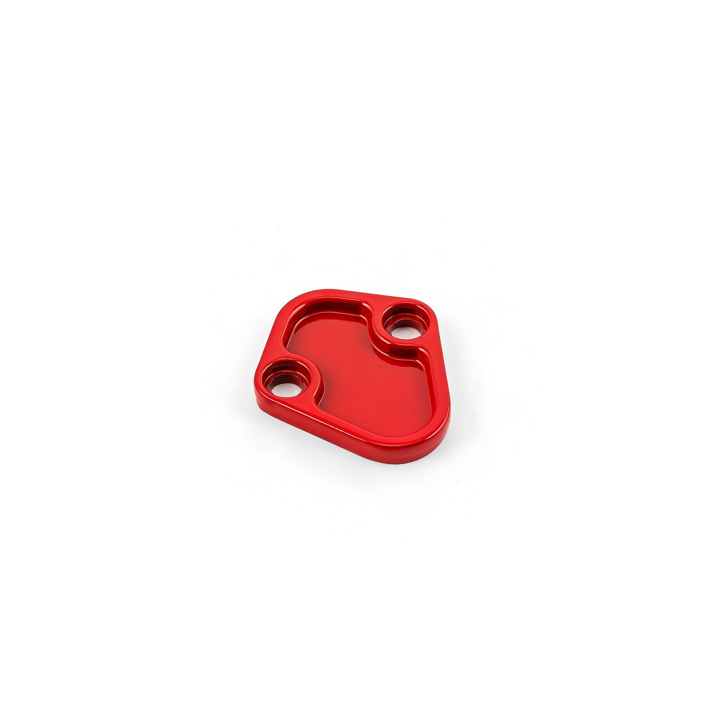 Placa de bloqueo de bomba de combustible universal para Chevy BBC Ford SB BB Chrysler, color rojo