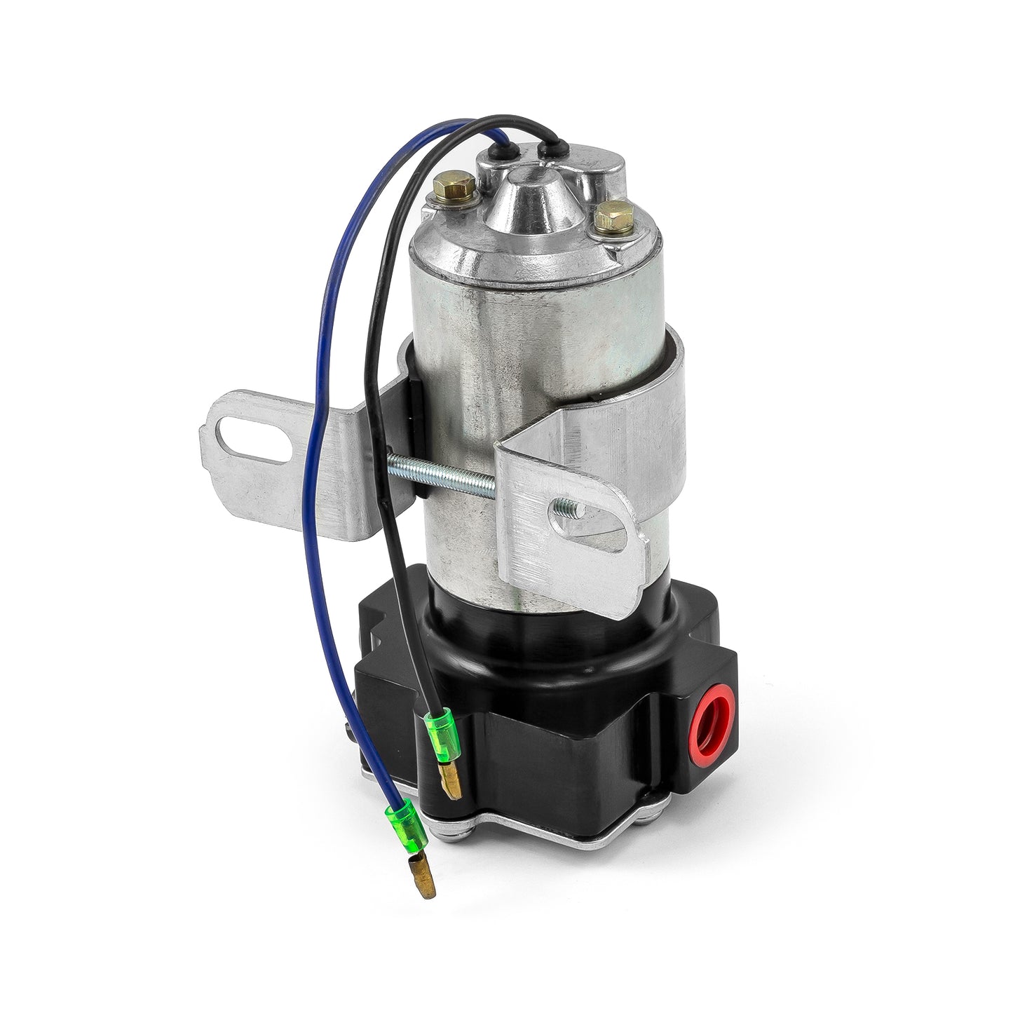 Bomba de combustible eléctrica universal Red Billet de 140 Gph a 14 PSI - Negra